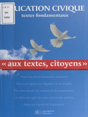 cover image of Aux textes, citoyens